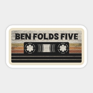 Ben Folds Five Mix Tape Sticker